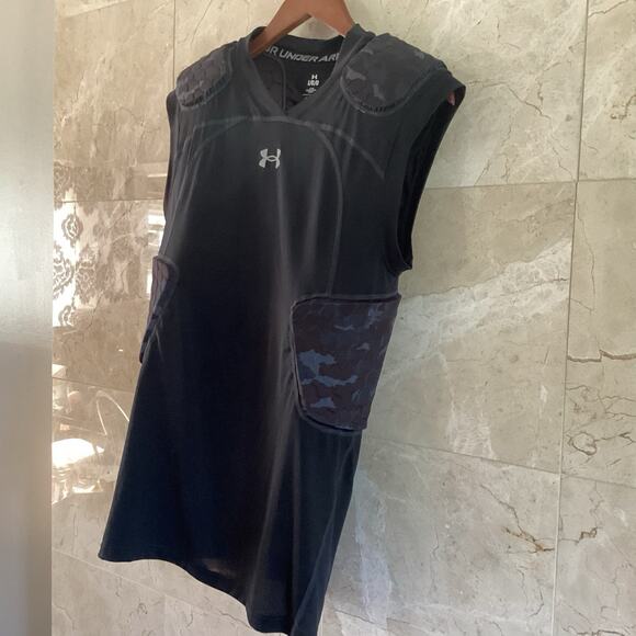 Under Armour Game Day Armour Camo 5-Pad Top – Size Large, Compression Protection - Picture 9 of 10